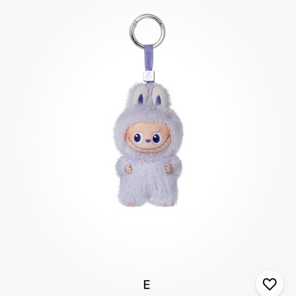 US SELLER - THE MONSTERS Pin for Love Series-Vinyl Plush Pendant Letter E - Picture 1 of 6